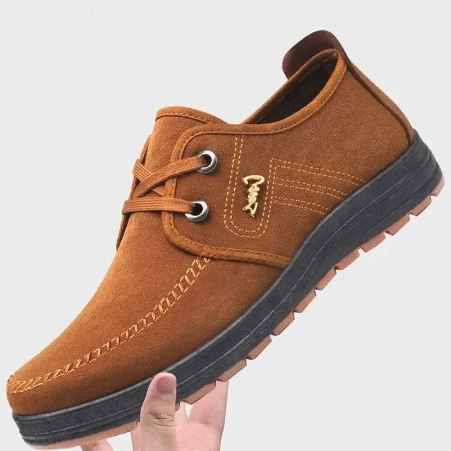 Men Casual Shoes Breathable Loafers Sneakers 2025 New Fashion Comfortable Flat Handmade Retro Leisure Loafers Shoes Men Shoes