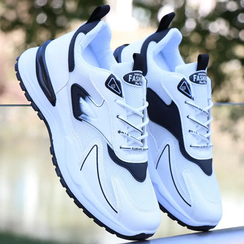 Men's running shoes, spring and summer mesh thick-soled dad shoes, trendy casual outdoor sports shoes
