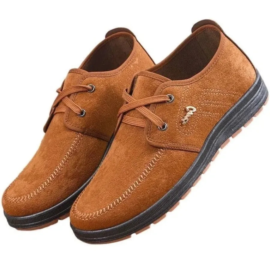 Men Casual Shoes Breathable Loafers Sneakers 2025 New Fashion Comfortable Flat Handmade Retro Leisure Loafers Shoes Men Shoes